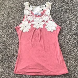 Zara embroidery tank